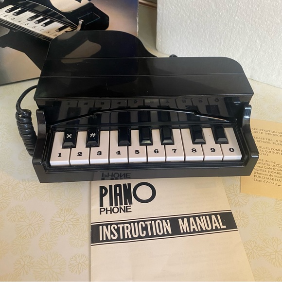 Vintage Telephone grand piano novelty Working telephone landline - Picture 2 of 5